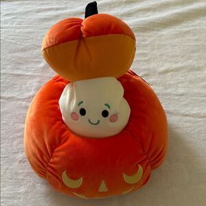 Stuffie Stuffy Toy Large Pumpkin Ghost Plush